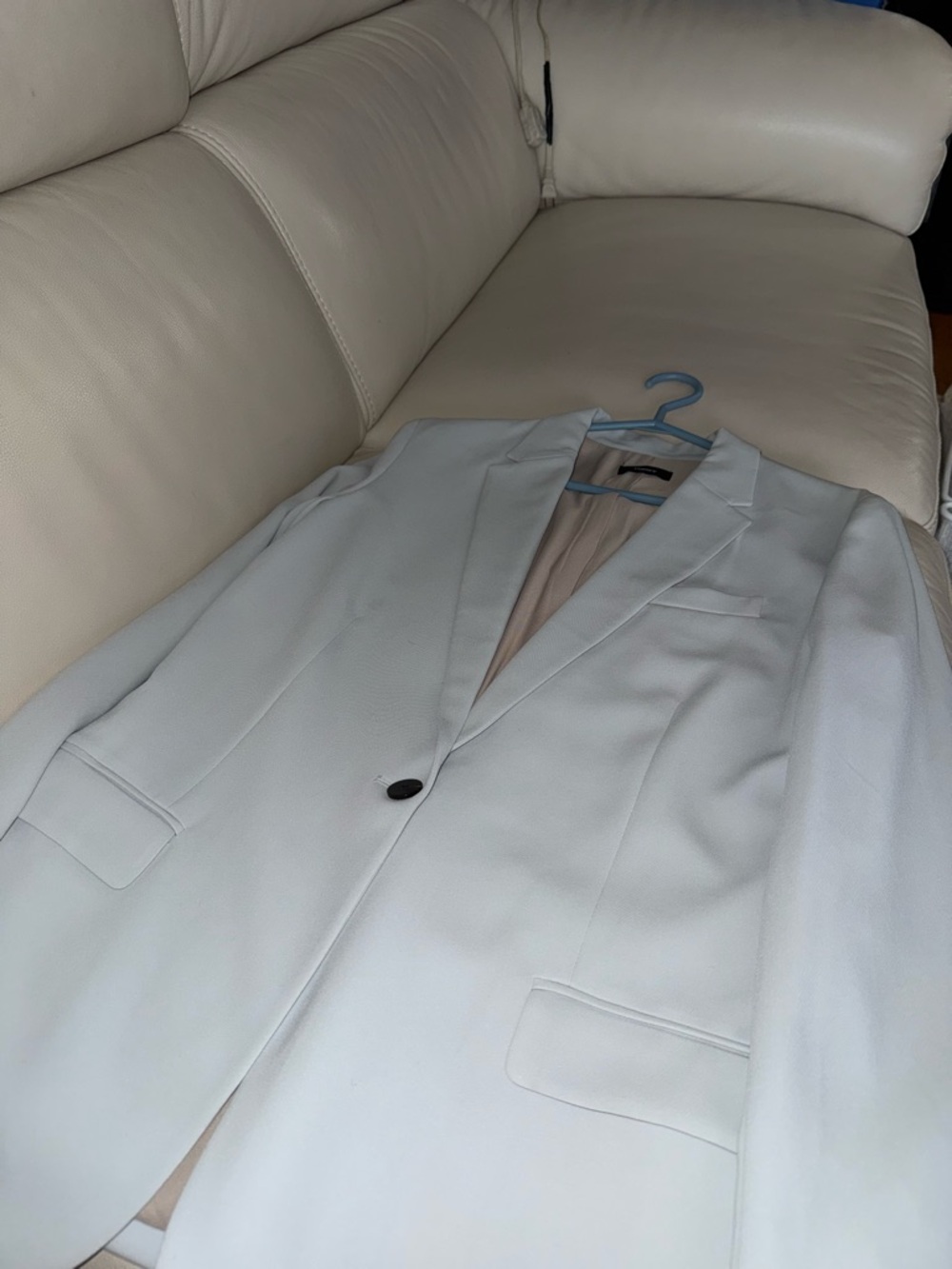 Theory Single Button Crepe Blazer